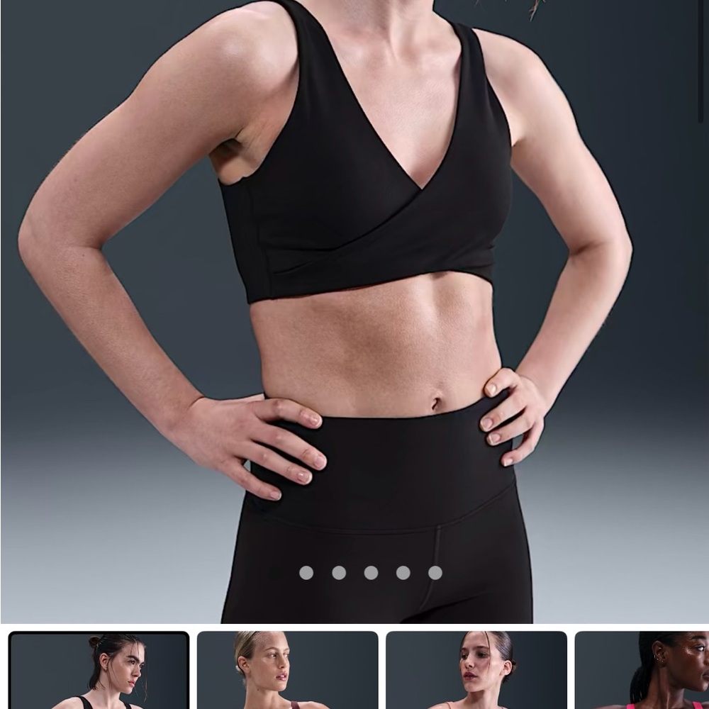 Black Nike Sports Bra